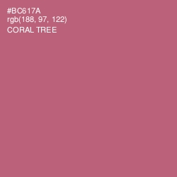 #BC617A - Coral Tree Color Image