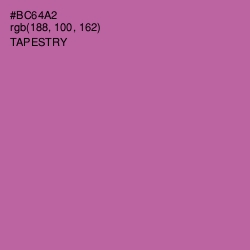 #BC64A2 - Tapestry Color Image