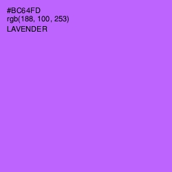 #BC64FD - Lavender Color Image