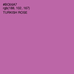 #BC66A7 - Turkish Rose Color Image