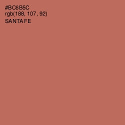 #BC6B5C - Santa Fe Color Image