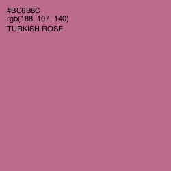 #BC6B8C - Turkish Rose Color Image