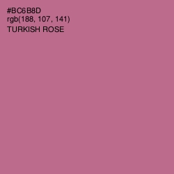 #BC6B8D - Turkish Rose Color Image