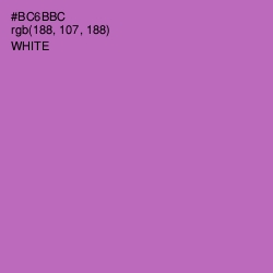 #BC6BBC - Wisteria Color Image