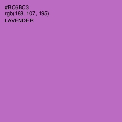 #BC6BC3 - Lavender Color Image