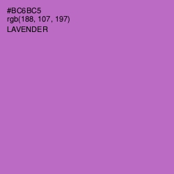 #BC6BC5 - Lavender Color Image