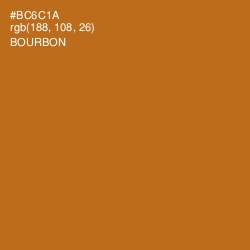 #BC6C1A - Bourbon Color Image