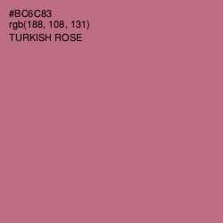 #BC6C83 - Turkish Rose Color Image