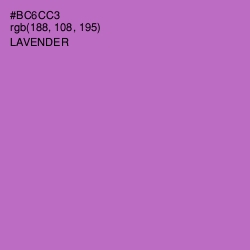 #BC6CC3 - Lavender Color Image