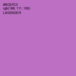 #BC6FC3 - Lavender Color Image