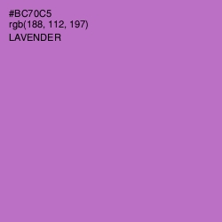 #BC70C5 - Lavender Color Image