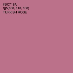 #BC718A - Turkish Rose Color Image