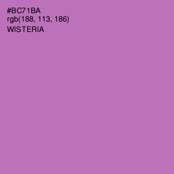 #BC71BA - Wisteria Color Image