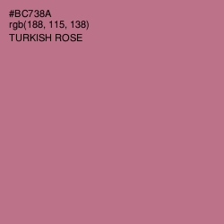 #BC738A - Turkish Rose Color Image