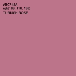 #BC748A - Turkish Rose Color Image