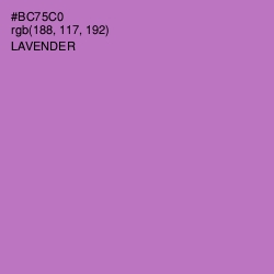 #BC75C0 - Lavender Color Image