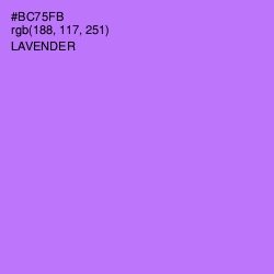 #BC75FB - Lavender Color Image