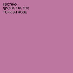 #BC76A0 - Turkish Rose Color Image