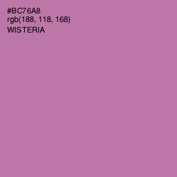 #BC76A8 - Wisteria Color Image