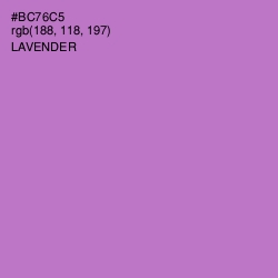 #BC76C5 - Lavender Color Image