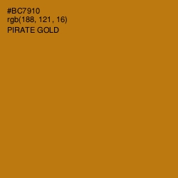 #BC7910 - Pirate Gold Color Image