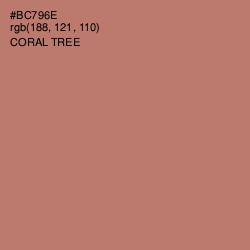 #BC796E - Coral Tree Color Image