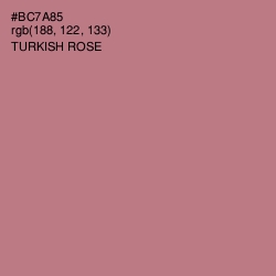 #BC7A85 - Turkish Rose Color Image