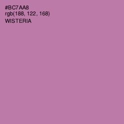 #BC7AA8 - Wisteria Color Image