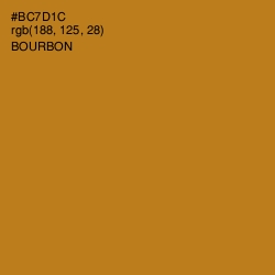 #BC7D1C - Bourbon Color Image