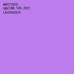 #BC7DED - Lavender Color Image