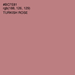 #BC7E81 - Turkish Rose Color Image