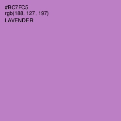 #BC7FC5 - Lavender Color Image