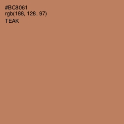 #BC8061 - Teak Color Image