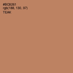 #BC8261 - Teak Color Image