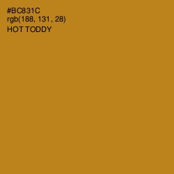 #BC831C - Hot Toddy Color Image