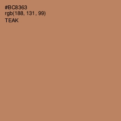 #BC8363 - Teak Color Image