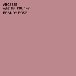 #BC888E - Brandy Rose Color Image