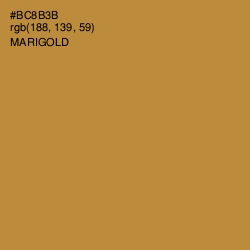 #BC8B3B - Marigold Color Image