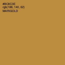 #BC8C3E - Marigold Color Image