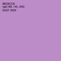 #BC8CC8 - East Side Color Image