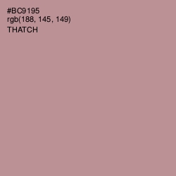 #BC9195 - Thatch Color Image