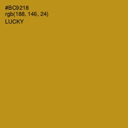 #BC9218 - Lucky Color Image