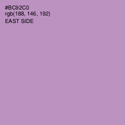 #BC92C0 - East Side Color Image