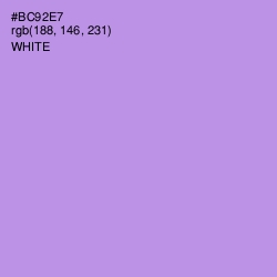 #BC92E7 - Dull Lavender Color Image