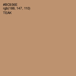 #BC936E - Teak Color Image