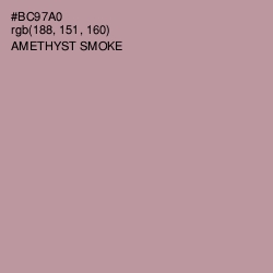 #BC97A0 - Amethyst Smoke Color Image