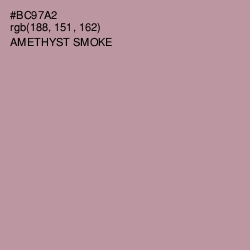 #BC97A2 - Amethyst Smoke Color Image