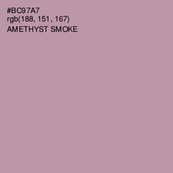 #BC97A7 - Amethyst Smoke Color Image