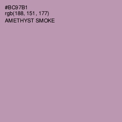 #BC97B1 - Amethyst Smoke Color Image