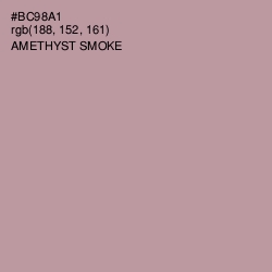 #BC98A1 - Amethyst Smoke Color Image